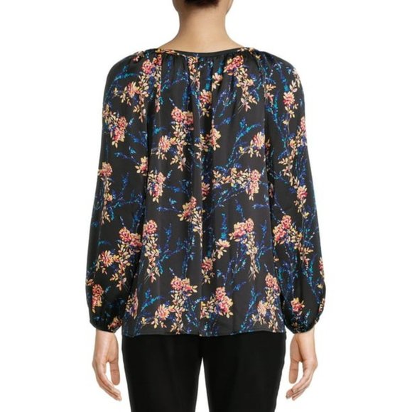 The Pioneer Woman Poet Blouse with Raglan Sleeves, XL NWT - Picture 4 of 4